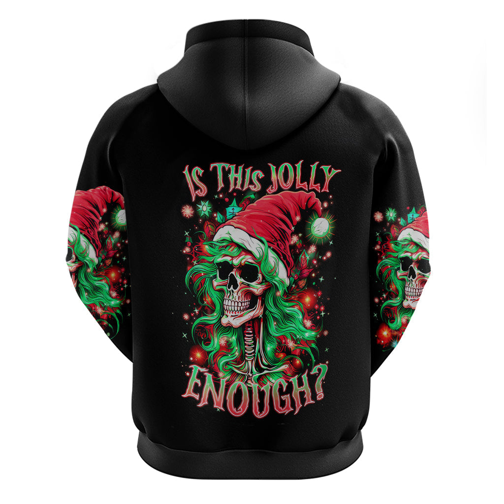 Skull Santa Girl Hoodie Is This Jolly Enough DT01