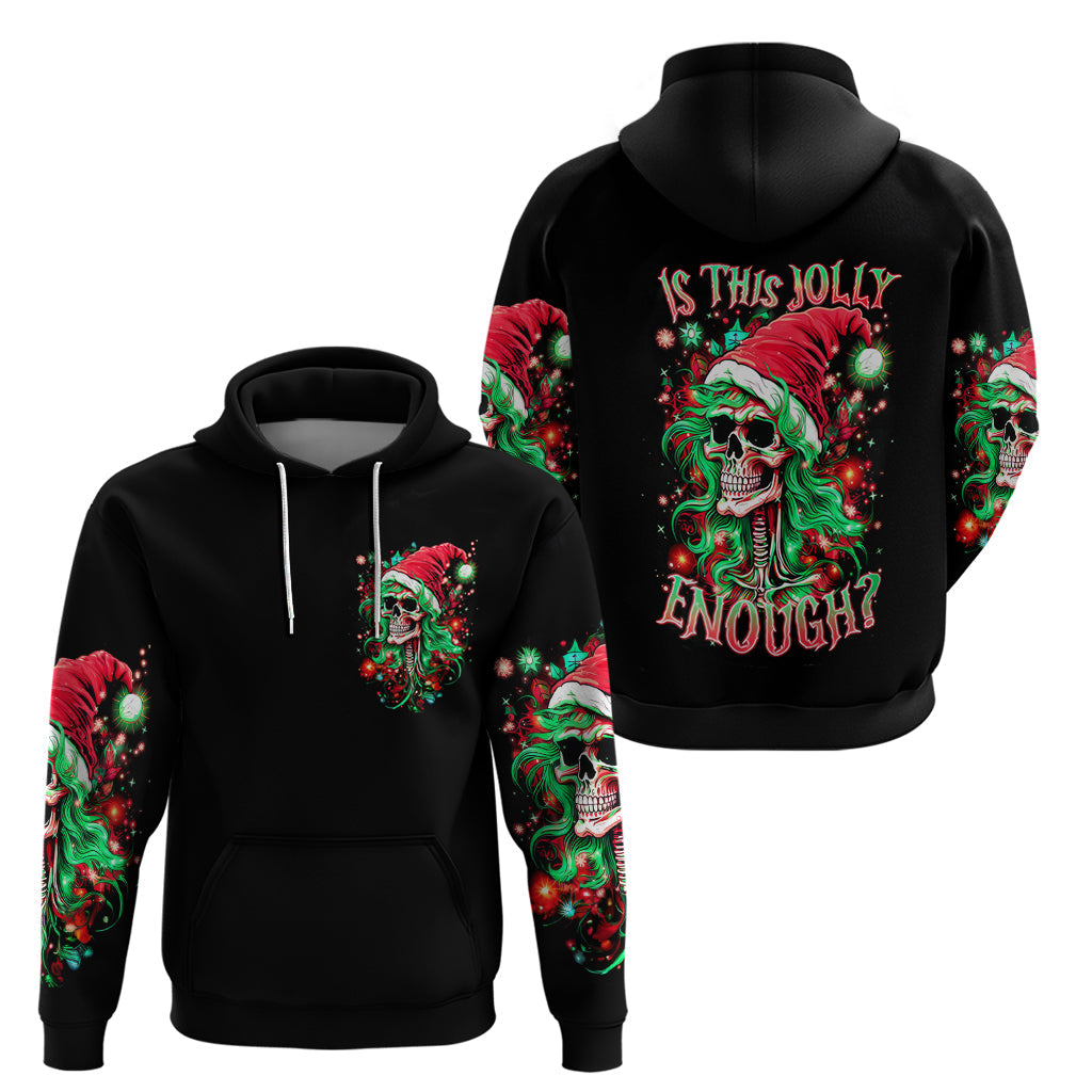 Skull Santa Girl Hoodie Is This Jolly Enough DT01