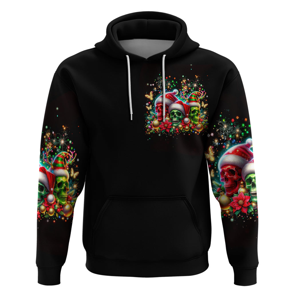 Skull Santa Claus Hoodie It's The Most Time Of The Year DT01