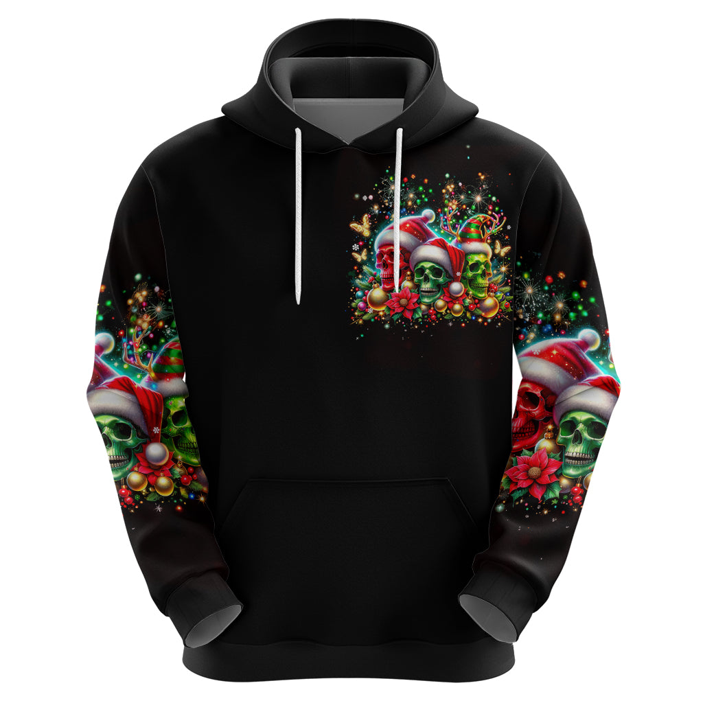 Skull Santa Claus Hoodie It's The Most Time Of The Year DT01