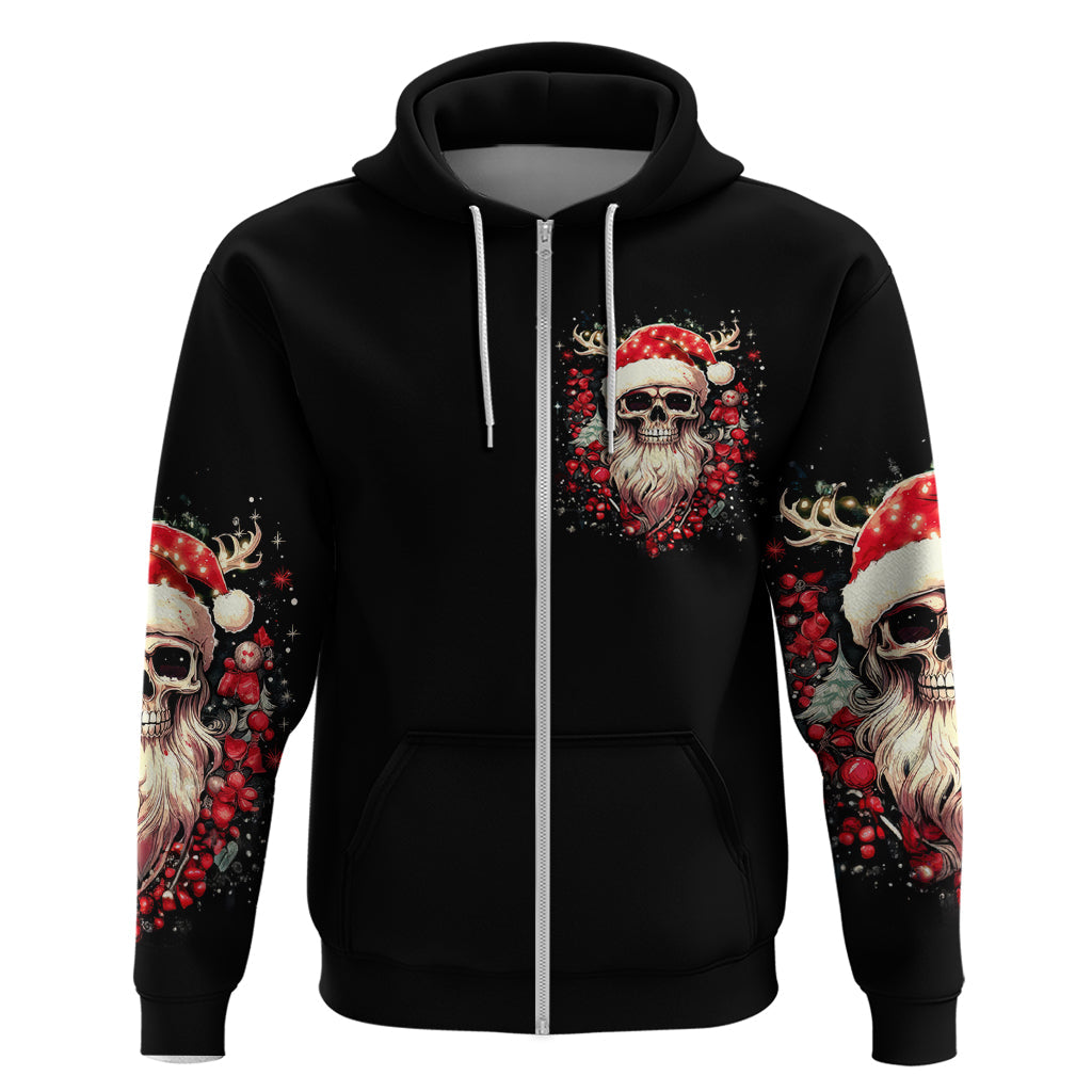Skull Santa Claus Hoodie Ho Ho Ho Madafakas DT01