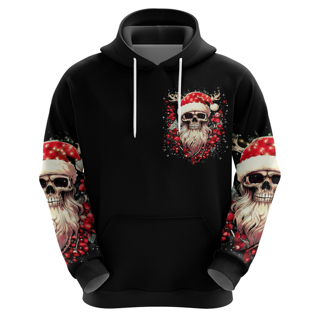 Skull Santa Claus Hoodie Ho Ho Ho Madafakas DT01