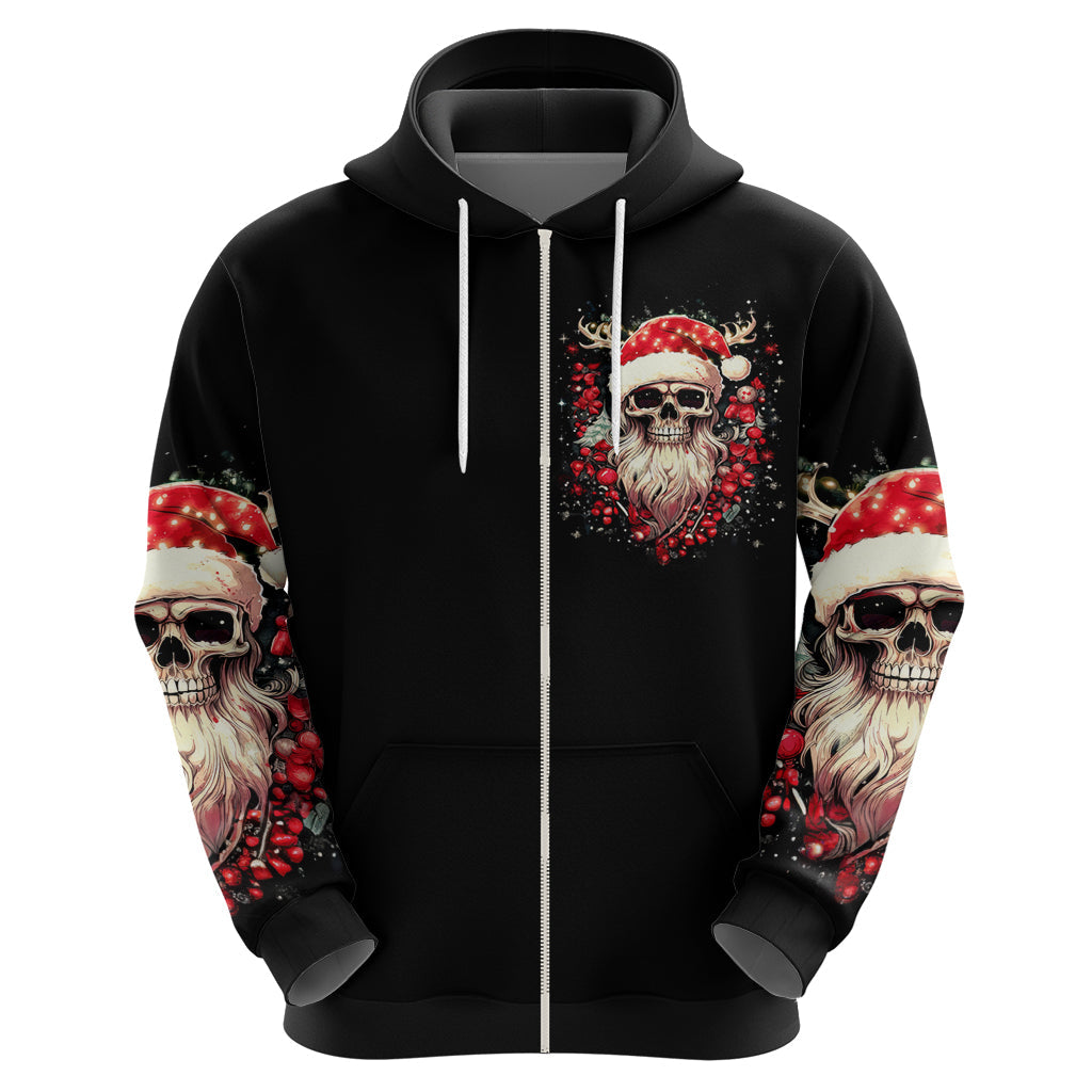 Skull Santa Claus Hoodie Ho Ho Ho Madafakas DT01