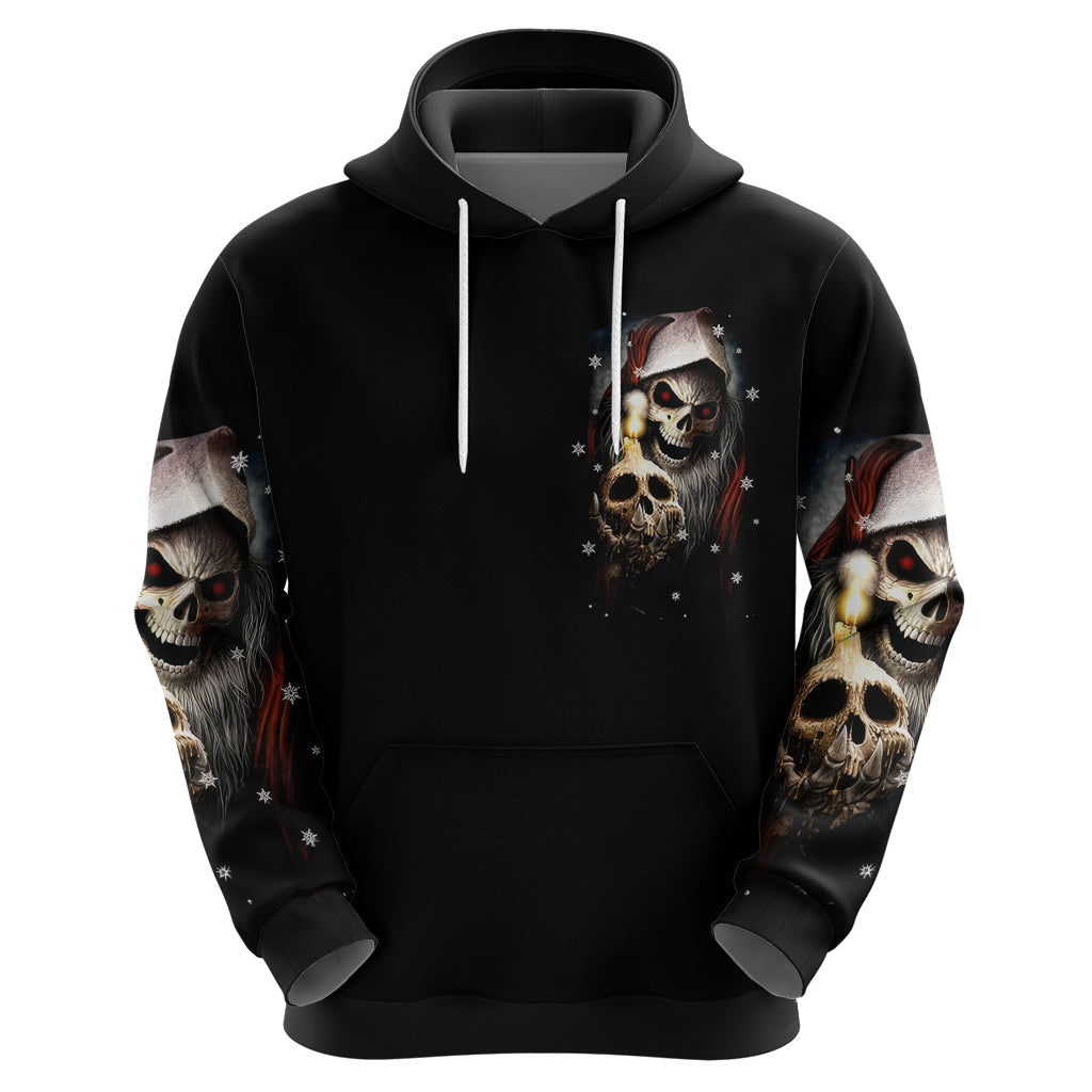 Skeleton Santa Claus Hoodie Sorry Santa Naughty Just Feels So Nice DT01