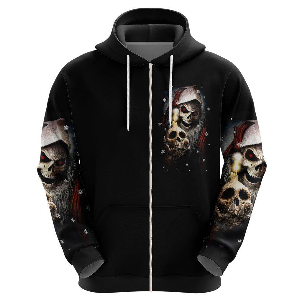 Skeleton Santa Claus Hoodie Sorry Santa Naughty Just Feels So Nice DT01