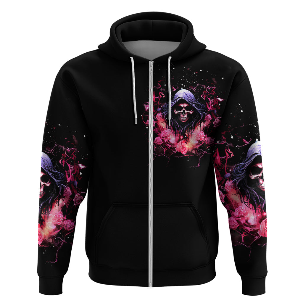 Rose Skull Hoodie Next Time My Name Comes Out Of Your Mouth Choke On iT Bitch DT01