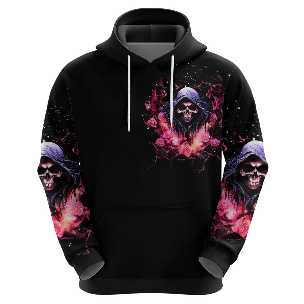 Rose Skull Hoodie Next Time My Name Comes Out Of Your Mouth Choke On iT Bitch DT01
