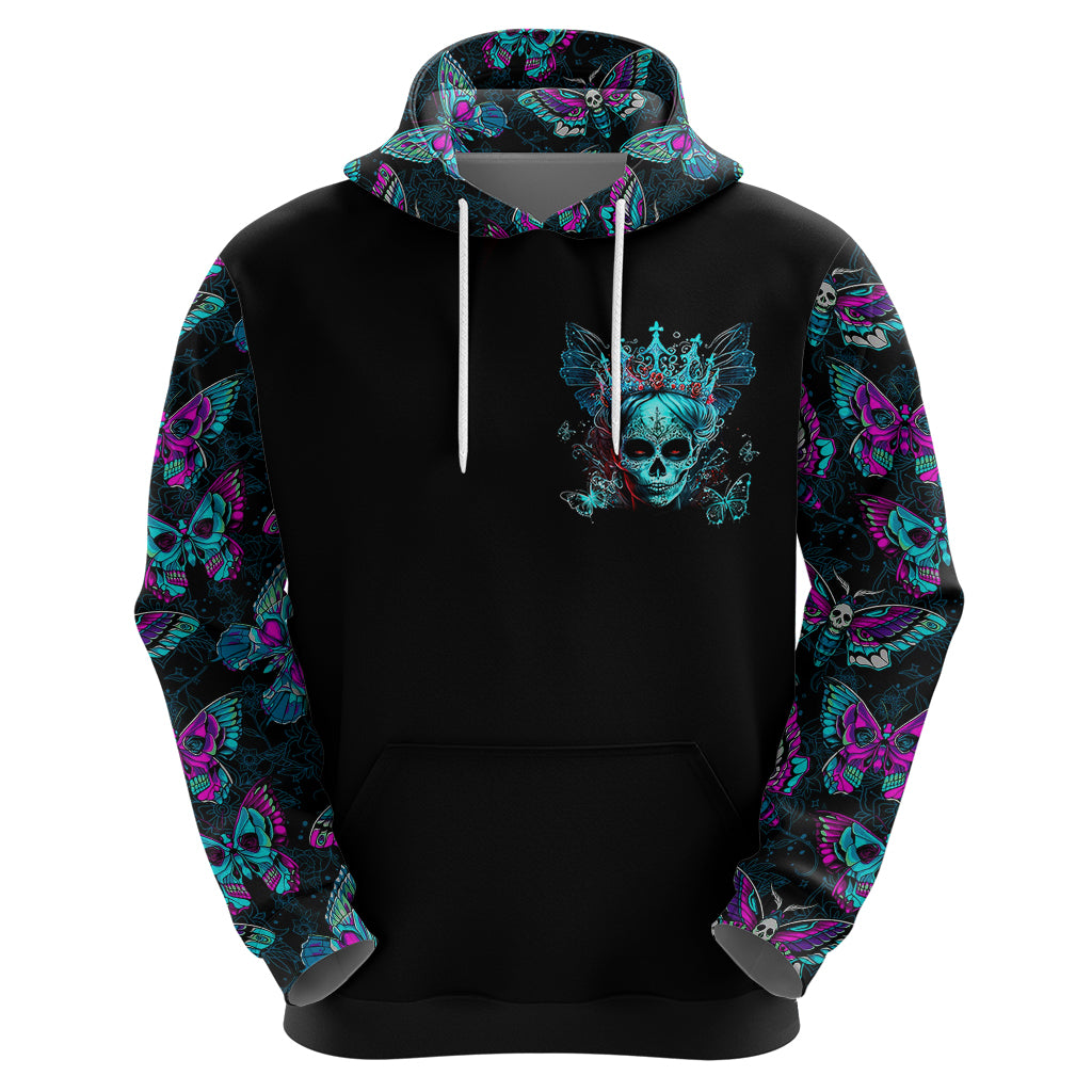Día de los Muertos Skull Hoodie I'm Not A Princess I'm The Queen DT01