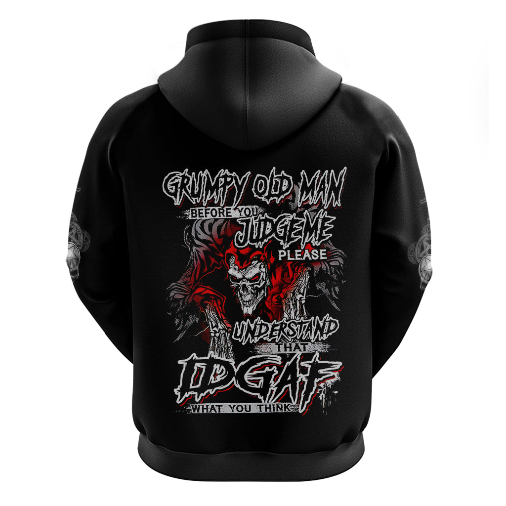 Skull Hoodie Before Your Judge Me Pls Understand DT01