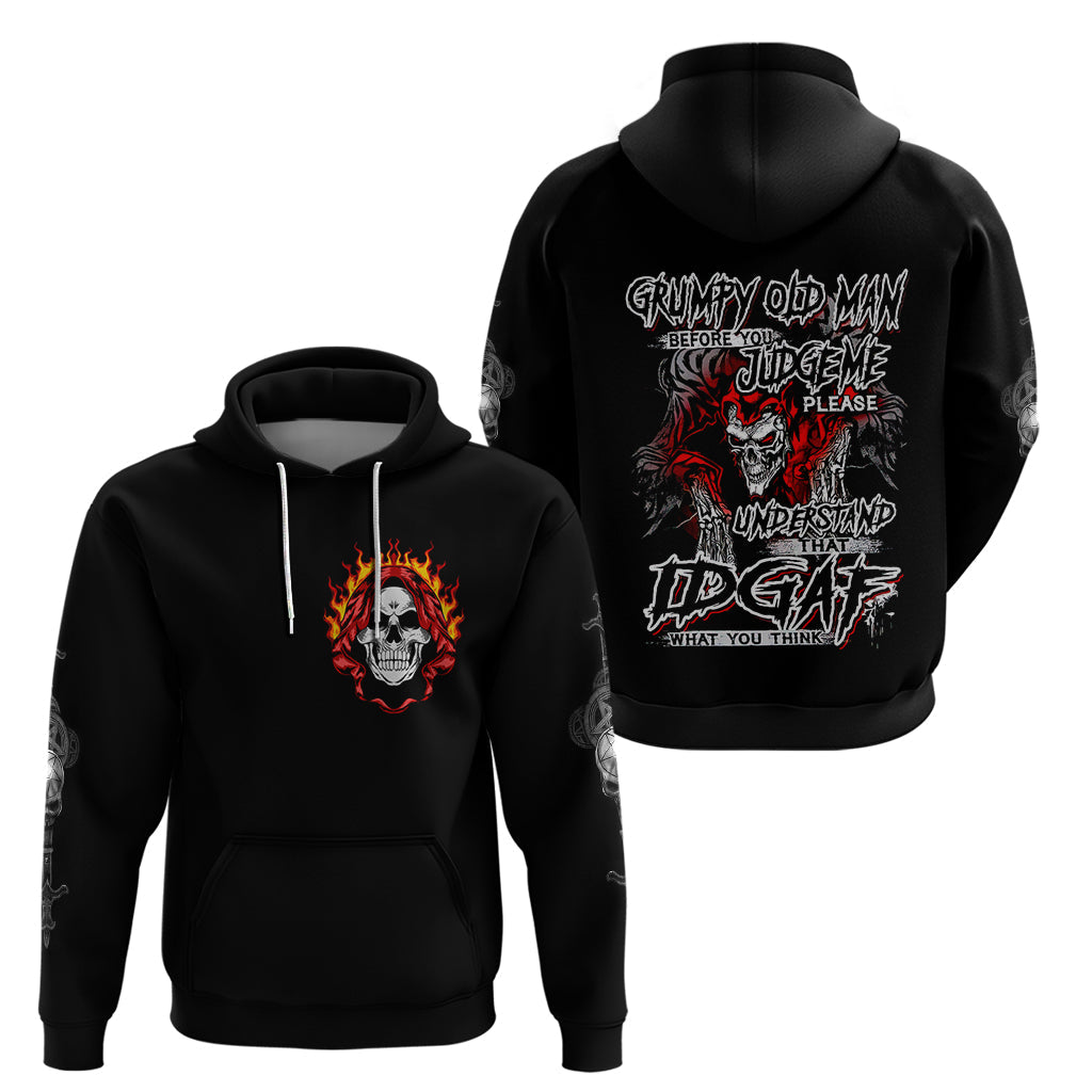 Skull Hoodie Before Your Judge Me Pls Understand DT01