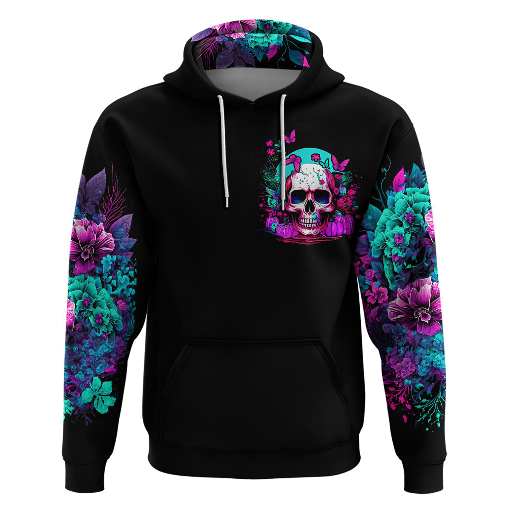 Skull Hoodie Hello Darkness My Old Friend Pinky DT01