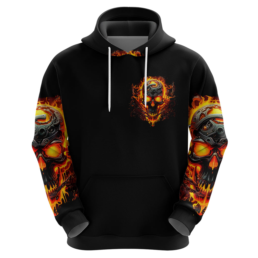 Flame Skull Hoodie I Can Fix Stupid But That Hurt DT01
