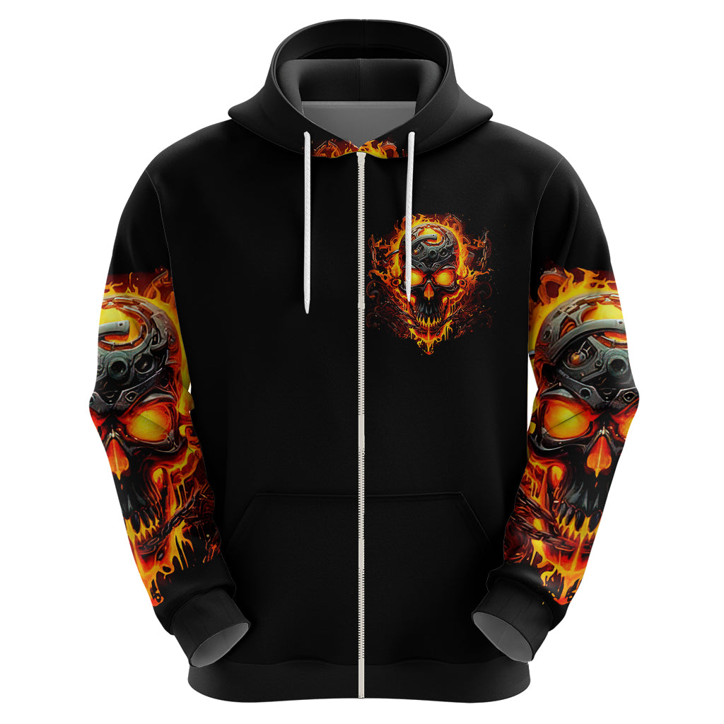 Flame Skull Hoodie I Can Fix Stupid But That Hurt DT01