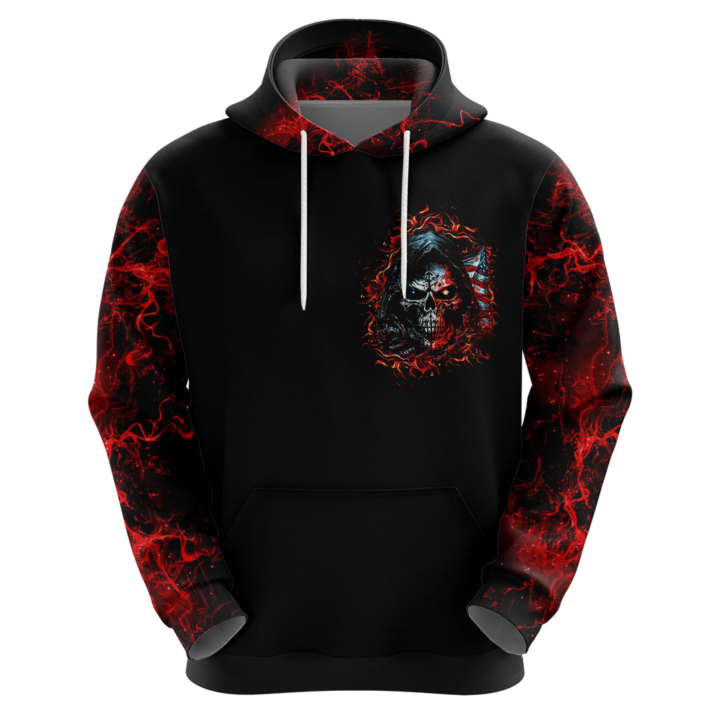 Blood Skull Hoodie I Never Alone My Demon With Me 24/7 DT01