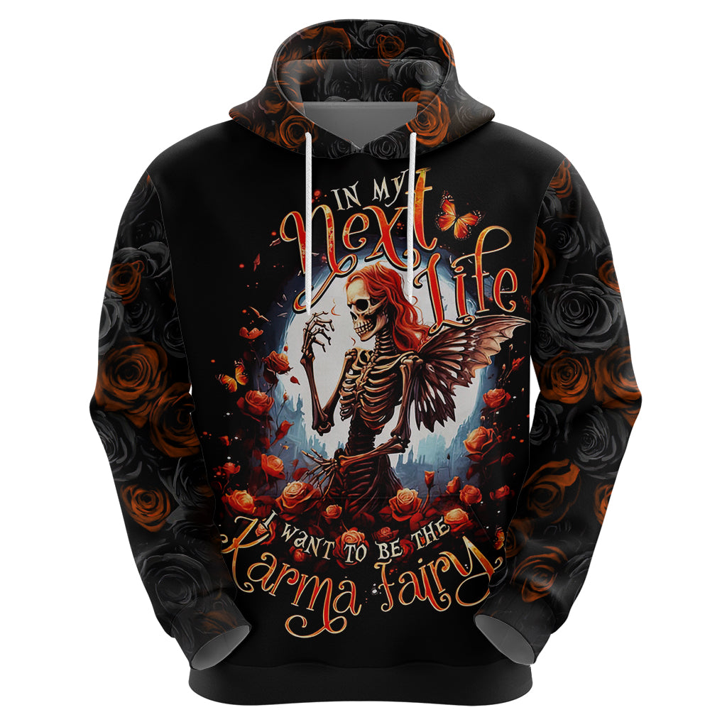 Fairy Skull Hoodie In Next Life I Want To Be The Karma Fairy DT01
