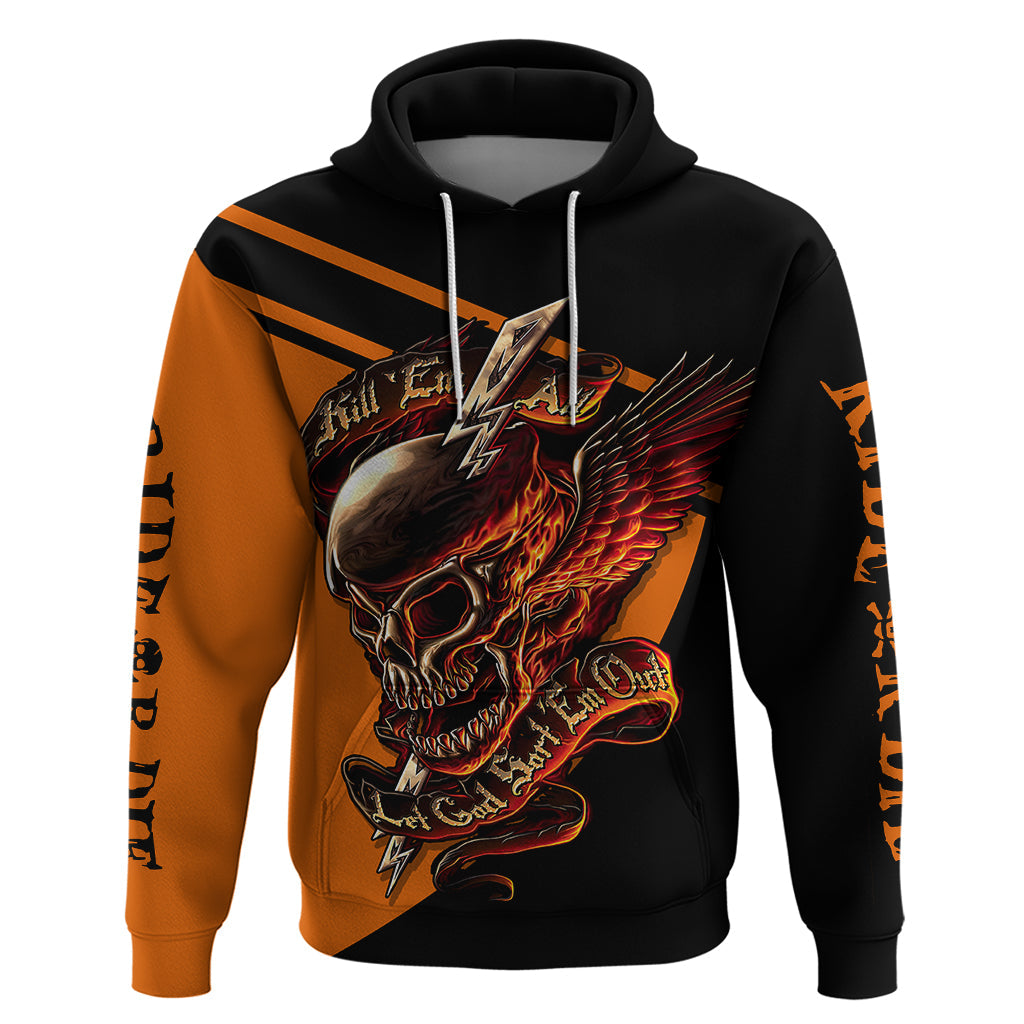 Wings Skull Hoodie Kill Them All DT01