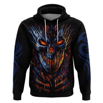 Devil Skull Hoodie Devil Face Scream DT01