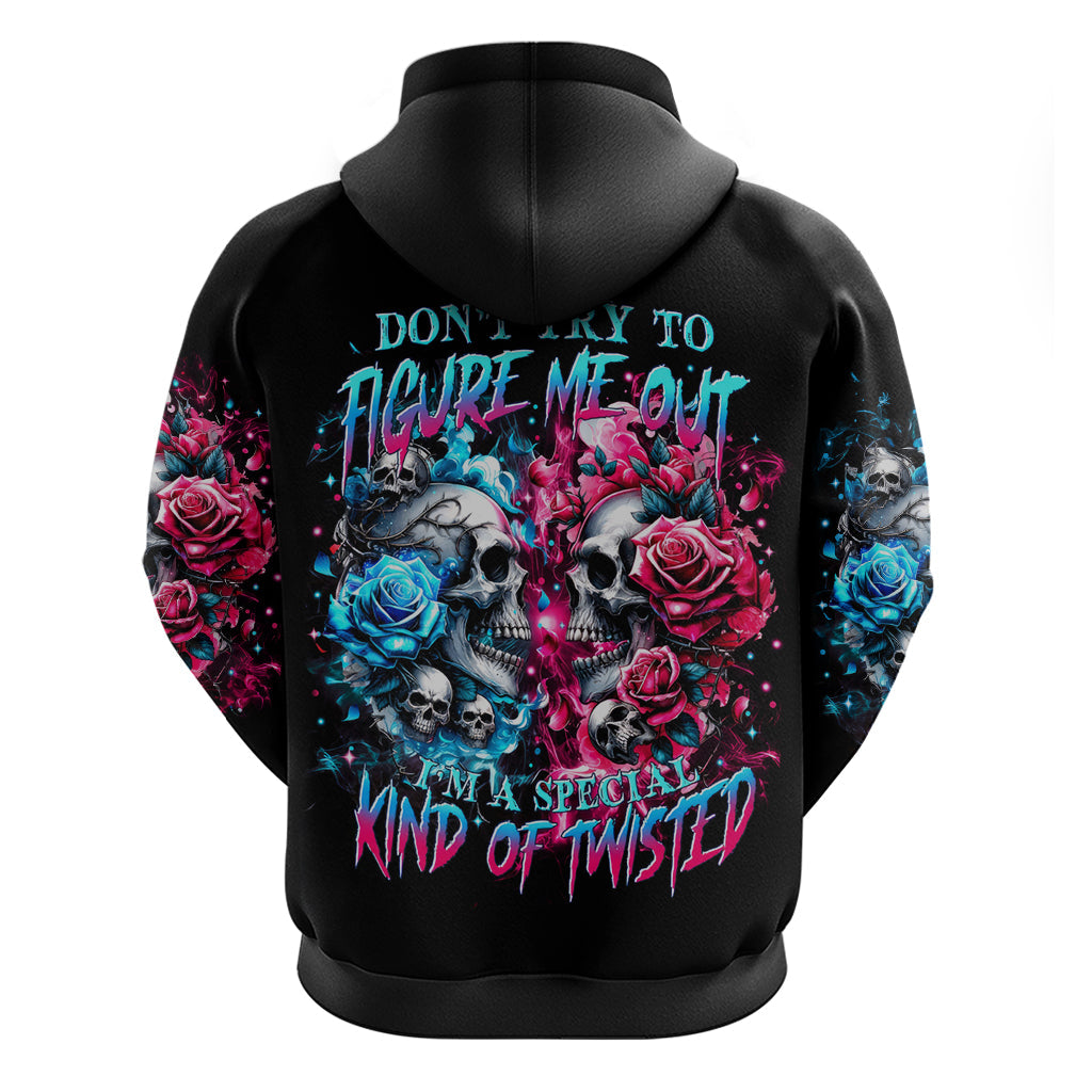 Couple Skull Hoodie Don't Try To Figure Me Out I'm Special DT01