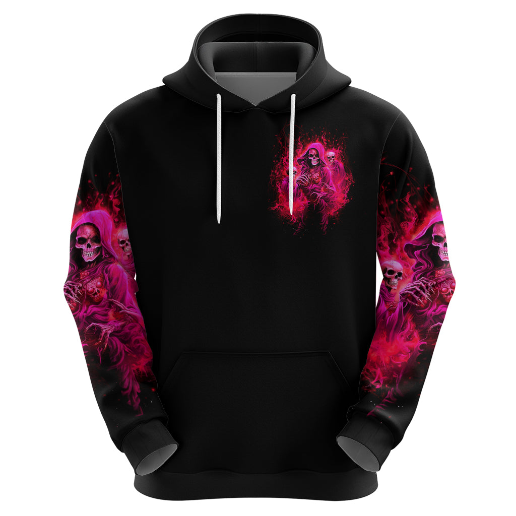 Flame Skull Hoodie I Have 3 Sides Quite Sweet Funny Crazy And The Side You Never See DT01