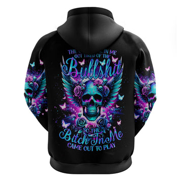 Skull Wings Hoodie So The Bitch In Me Came Out To Play DT01