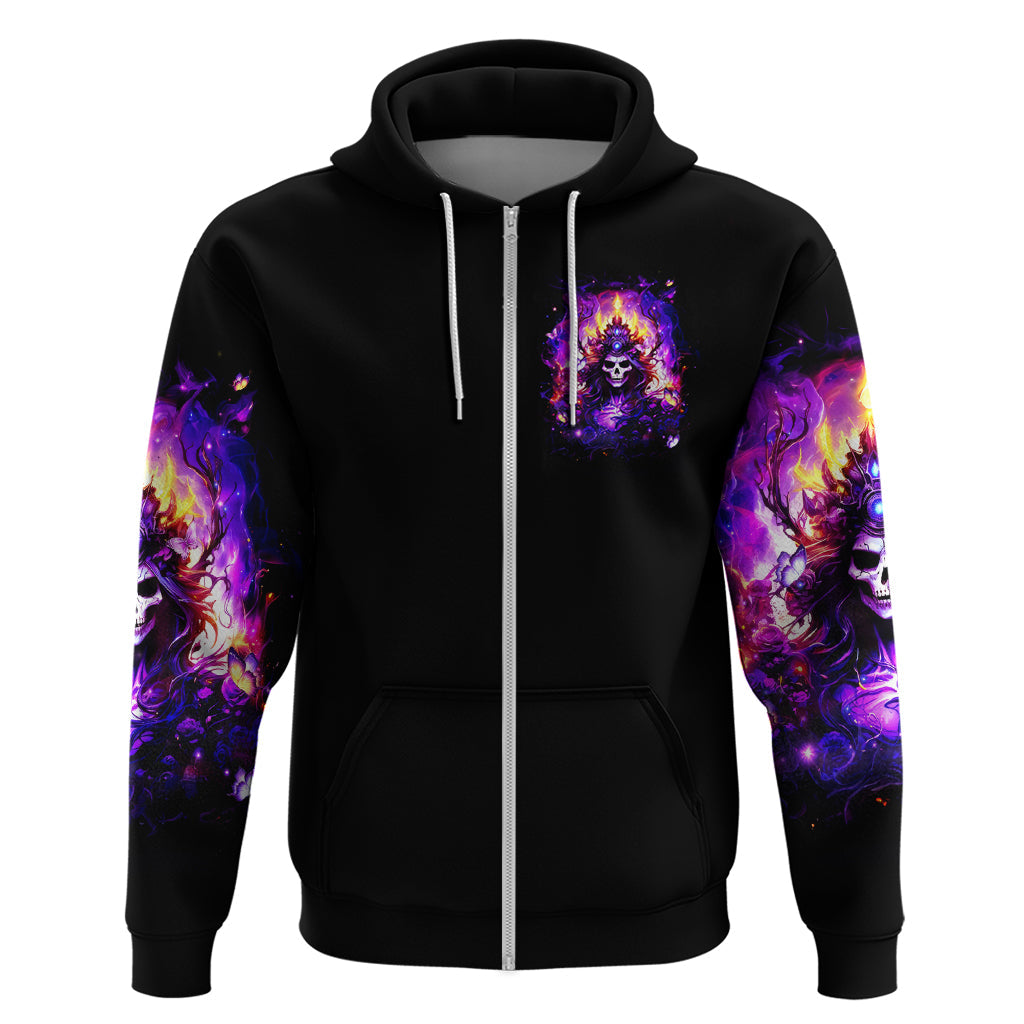Queen Skull Hoodie Sometimes An Angel Somethimes Hellraiser Always A Strong Woman DT01