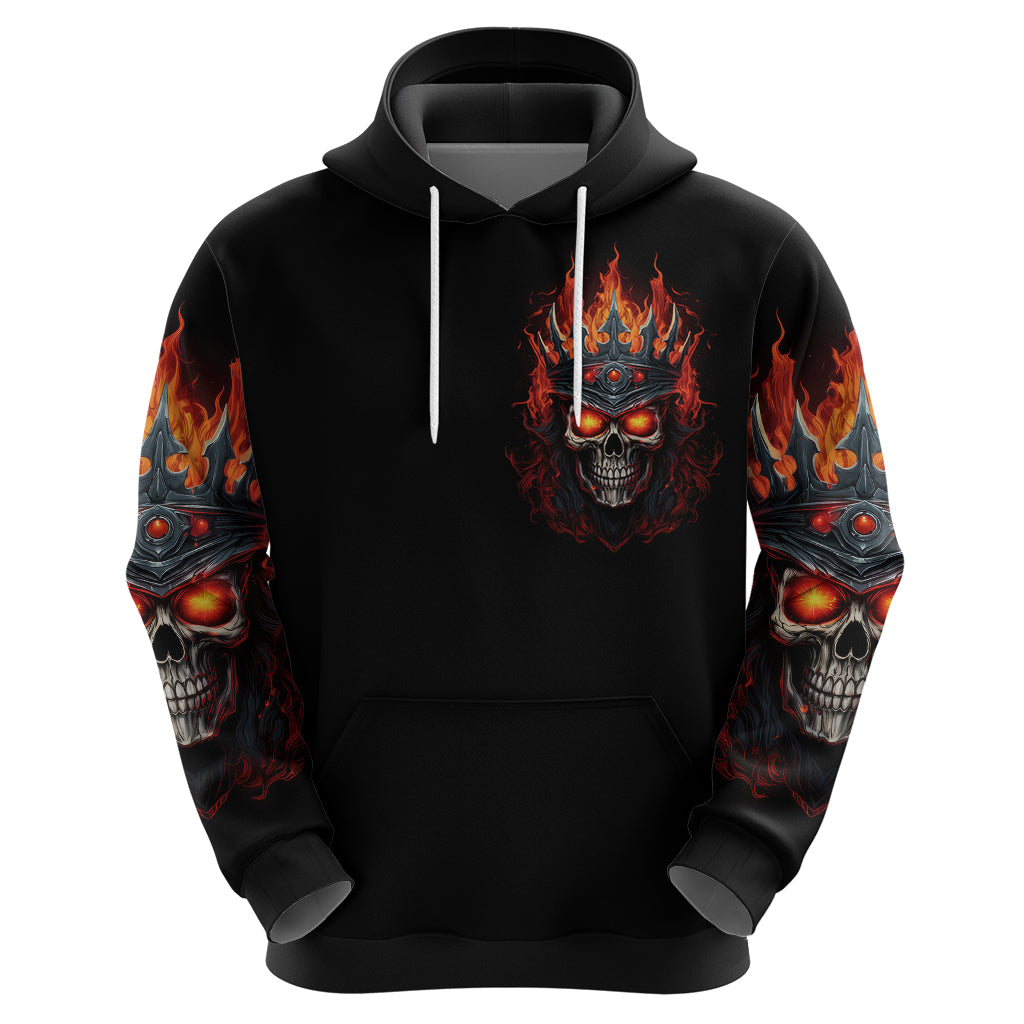 King Skull Hoodie Don't Make Me Mad Then Tell Me To Calm Down DT01