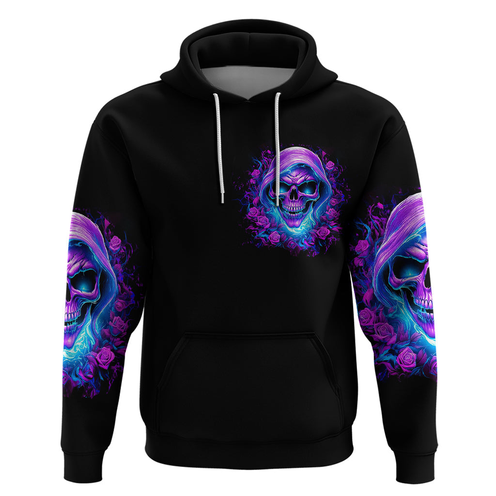 Rose Skull Hoodie I'm Blunt Because God Rolled Me That Way DT01