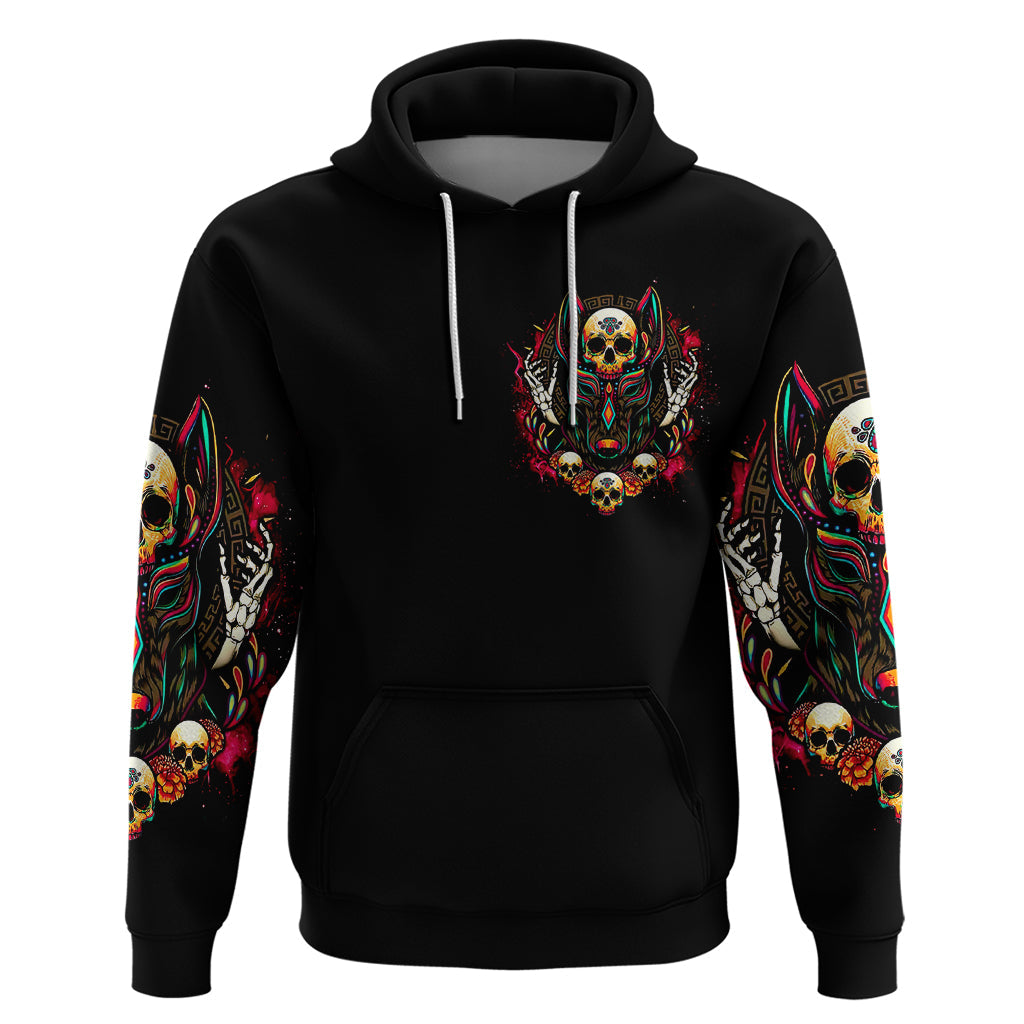 Anubis Skull Hoodie Skull Anubis Don't Try To Figured Me Out DT01