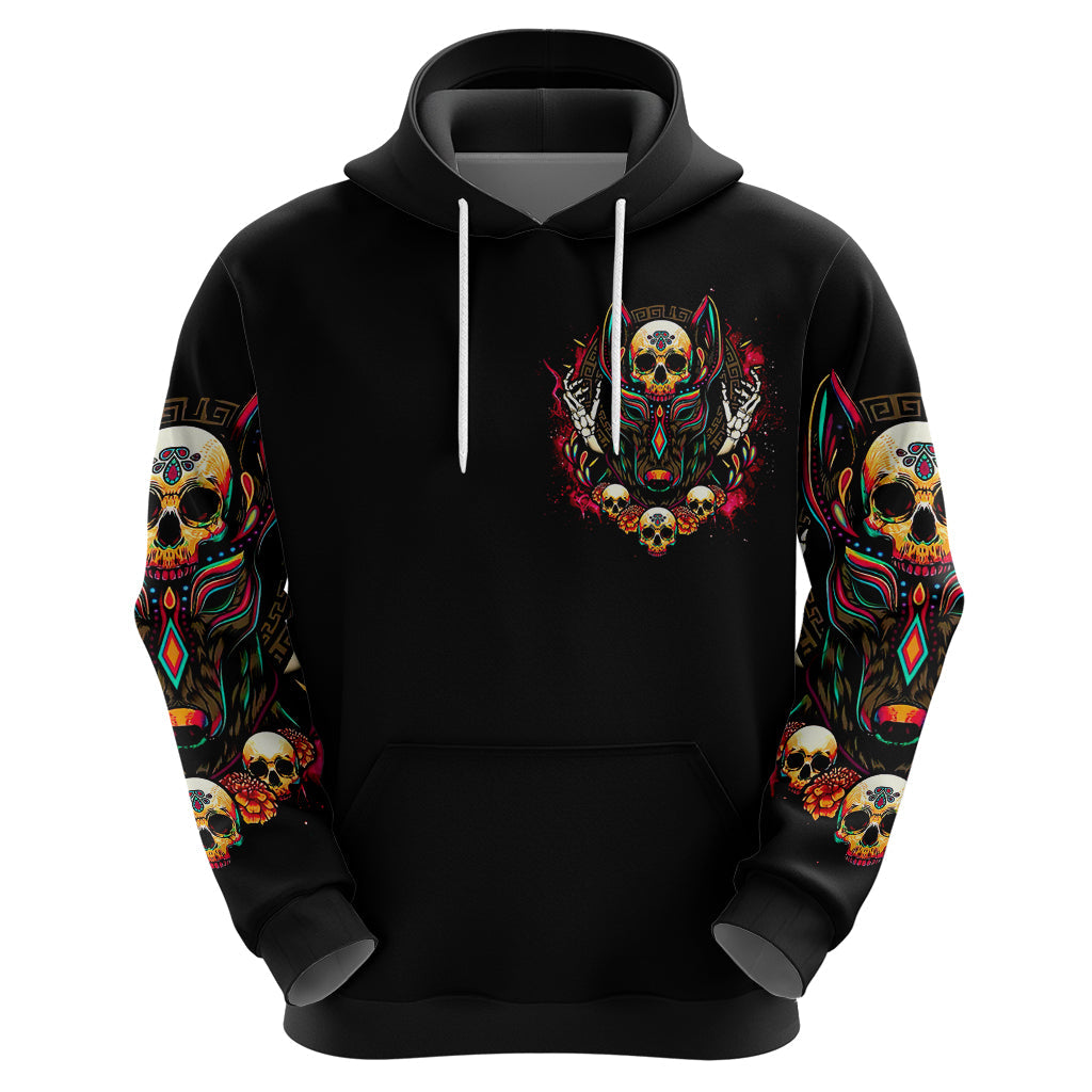 Anubis Skull Hoodie Skull Anubis Don't Try To Figured Me Out DT01