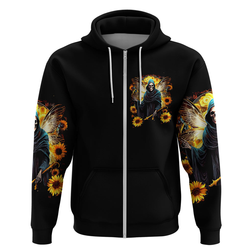 Fairy Death Skull Hoodie Mess With Me I'll Let Karma Do It's Job DT01