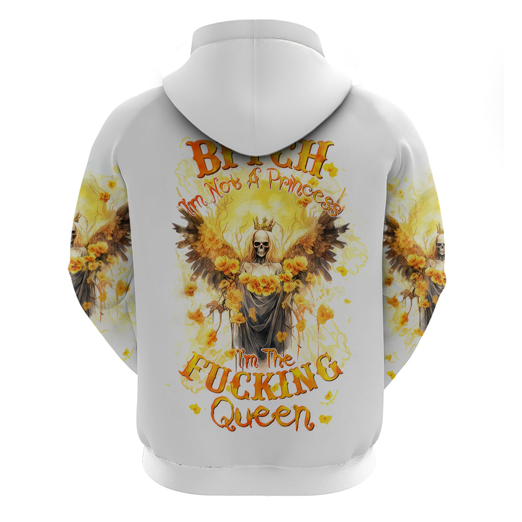 Flower Skull Angel Hoodie Bitch I'm The Fucking Queen DT01