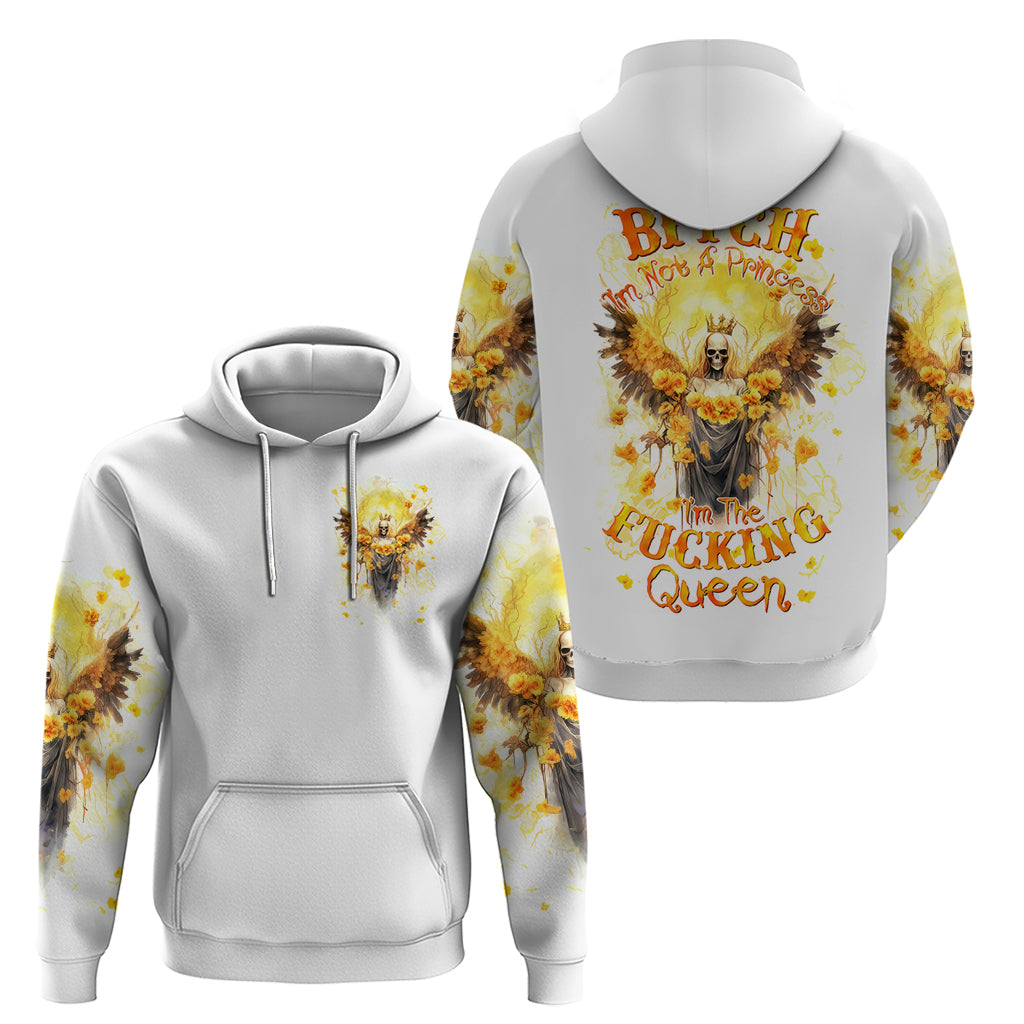 Flower Skull Angel Hoodie Bitch I'm The Fucking Queen DT01