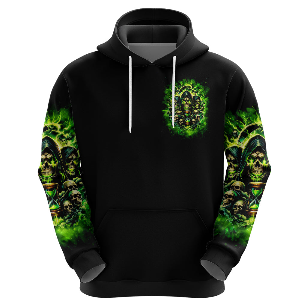 Flame Skull Hoodie I Have 3 Sides Quite Sweet Funny Crazy DT01