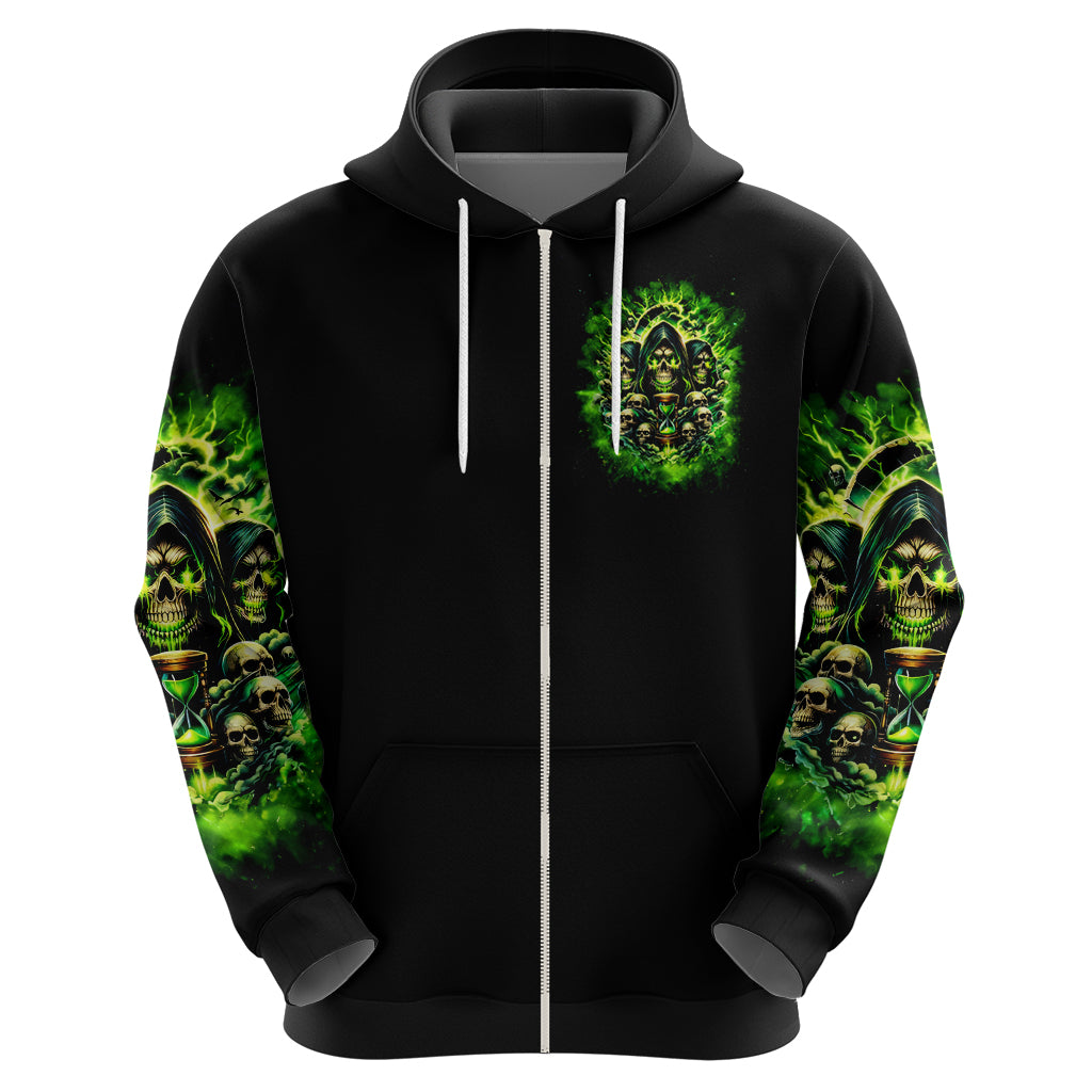 Flame Skull Hoodie I Have 3 Sides Quite Sweet Funny Crazy DT01