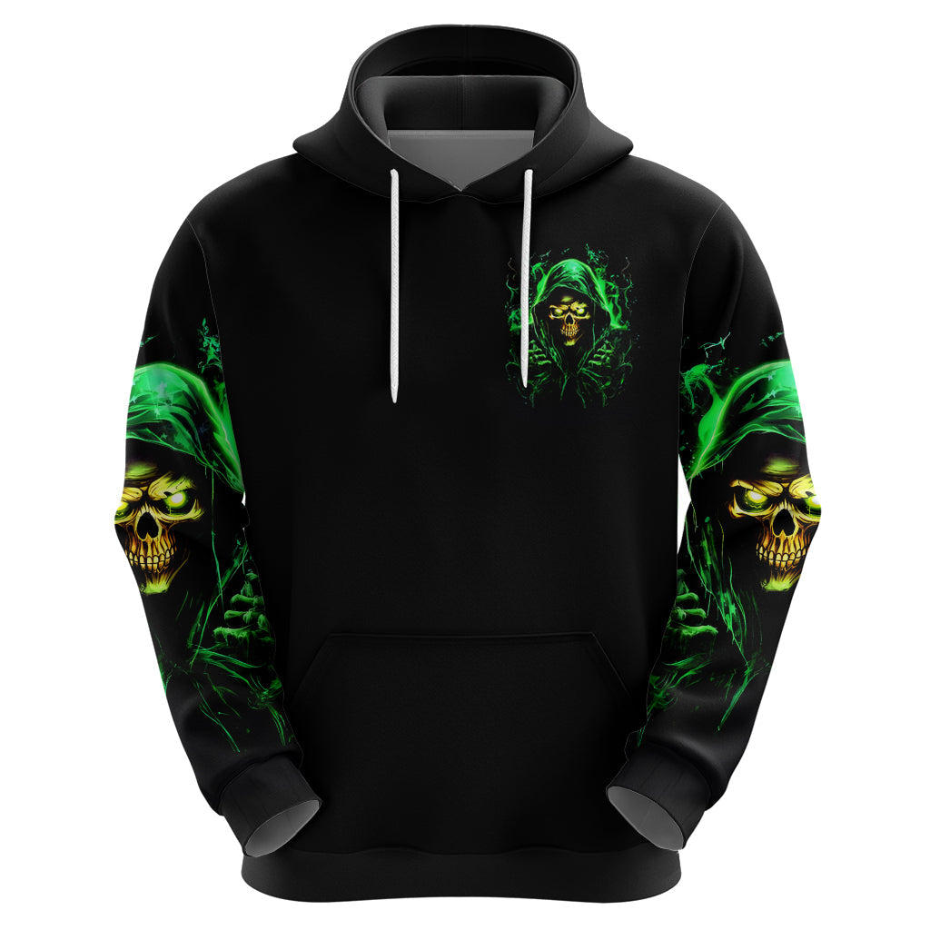 Flame Skull Hoodie Of Course I'm Going To Hell I'm Just Here To Pick You Up DT01