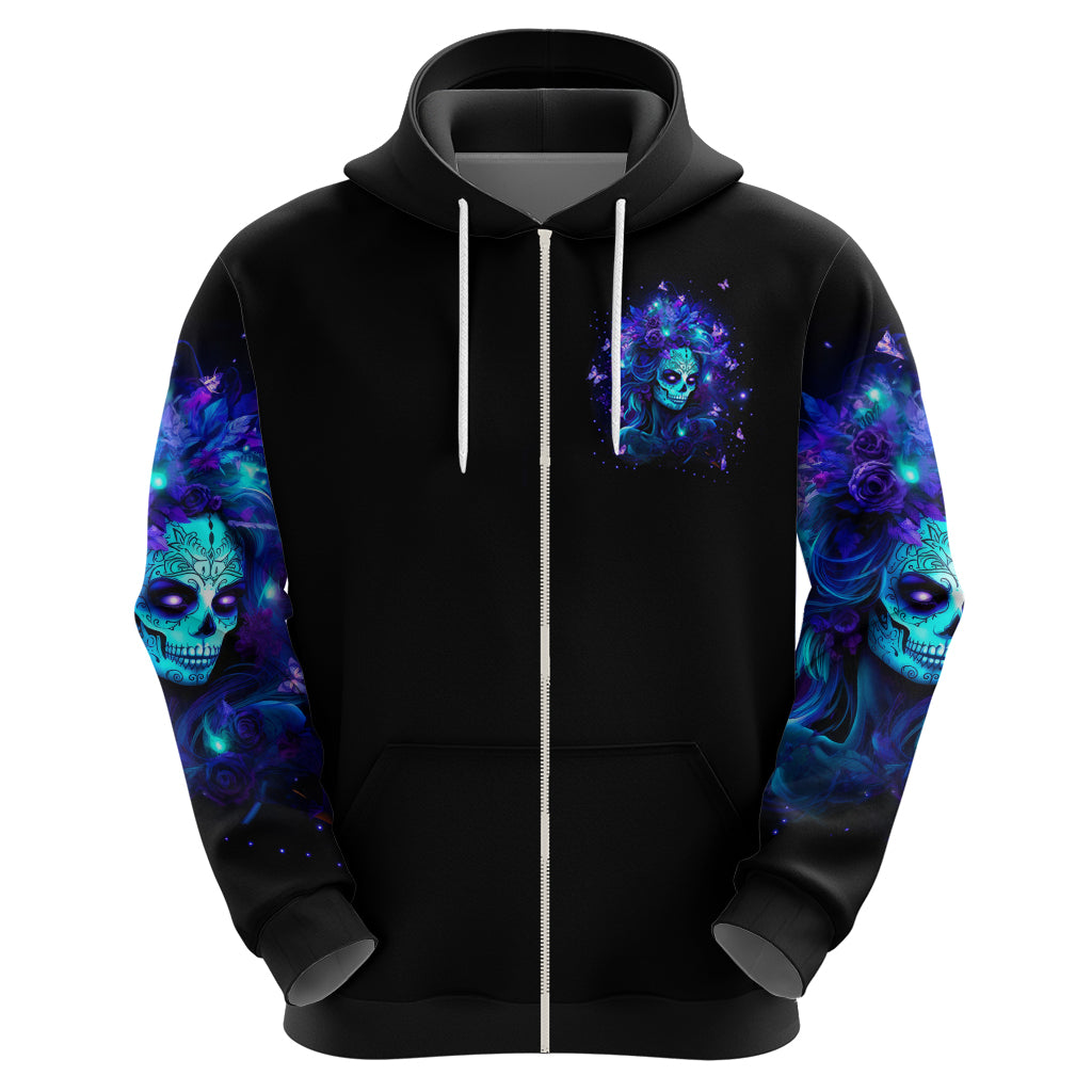 Skull Girl Hoodie Yes I'm A Bitch But Not Yours DT01