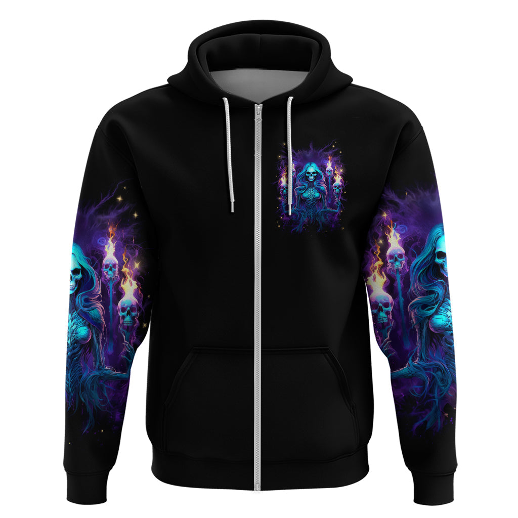Witch Skull Hoodie Wake Up Beasuty I't Time To Beast DT01