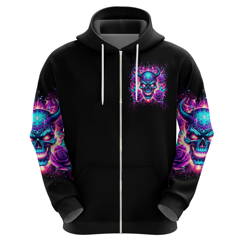 Thunder Skull Hoodie Love Me Like My Demons Do DT01