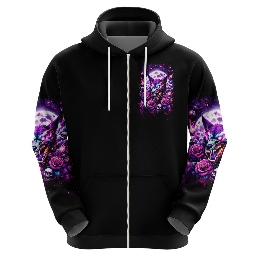 Rose Wolf Hoodie I May Not Be Perfect But At Least I'm Not You DT01