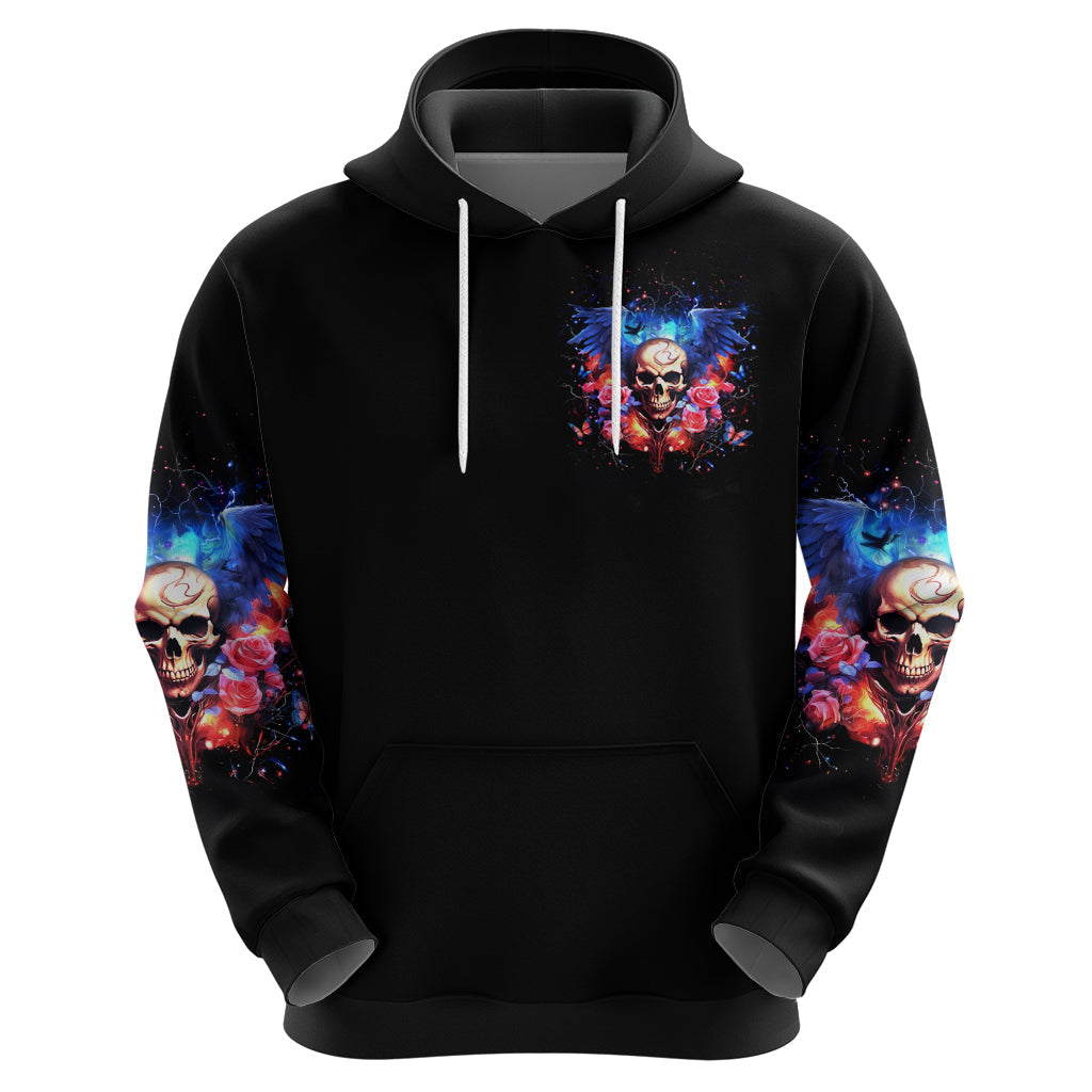 Fairy Skull Hoodie Assuming I Was Like Most Girls Was Your First Mistake DT01