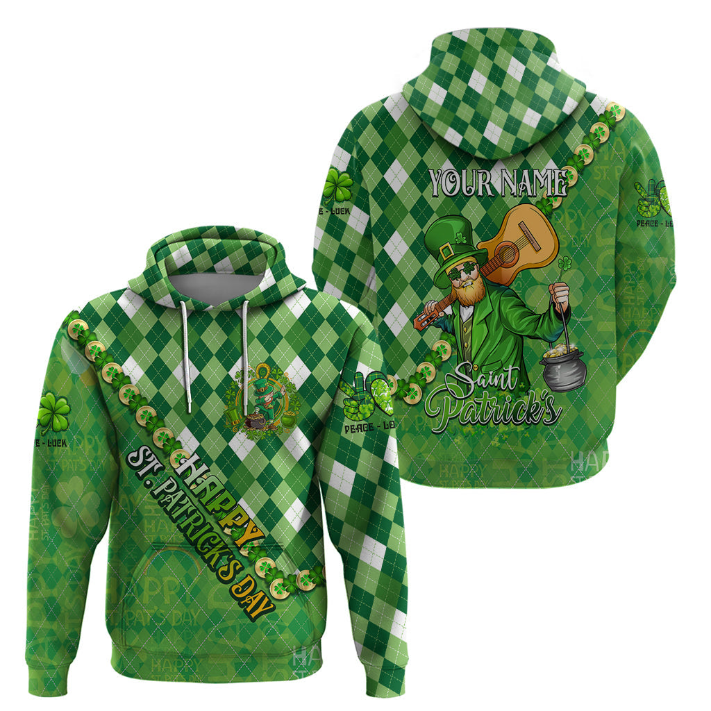 Personalized Happy St Patrick's Day Hoodie Irish Leprechaun DT02