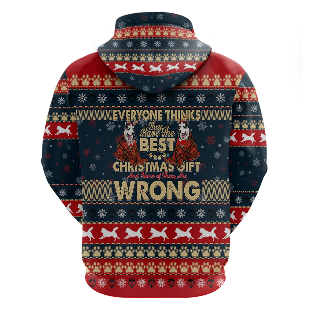 Merry Wet Nosemas Hoodie Christmas Husky DT02
