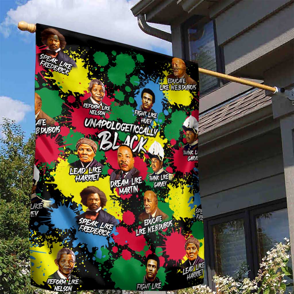 Unapologetically Black Garden Flag Civil Rights Leaders DT02