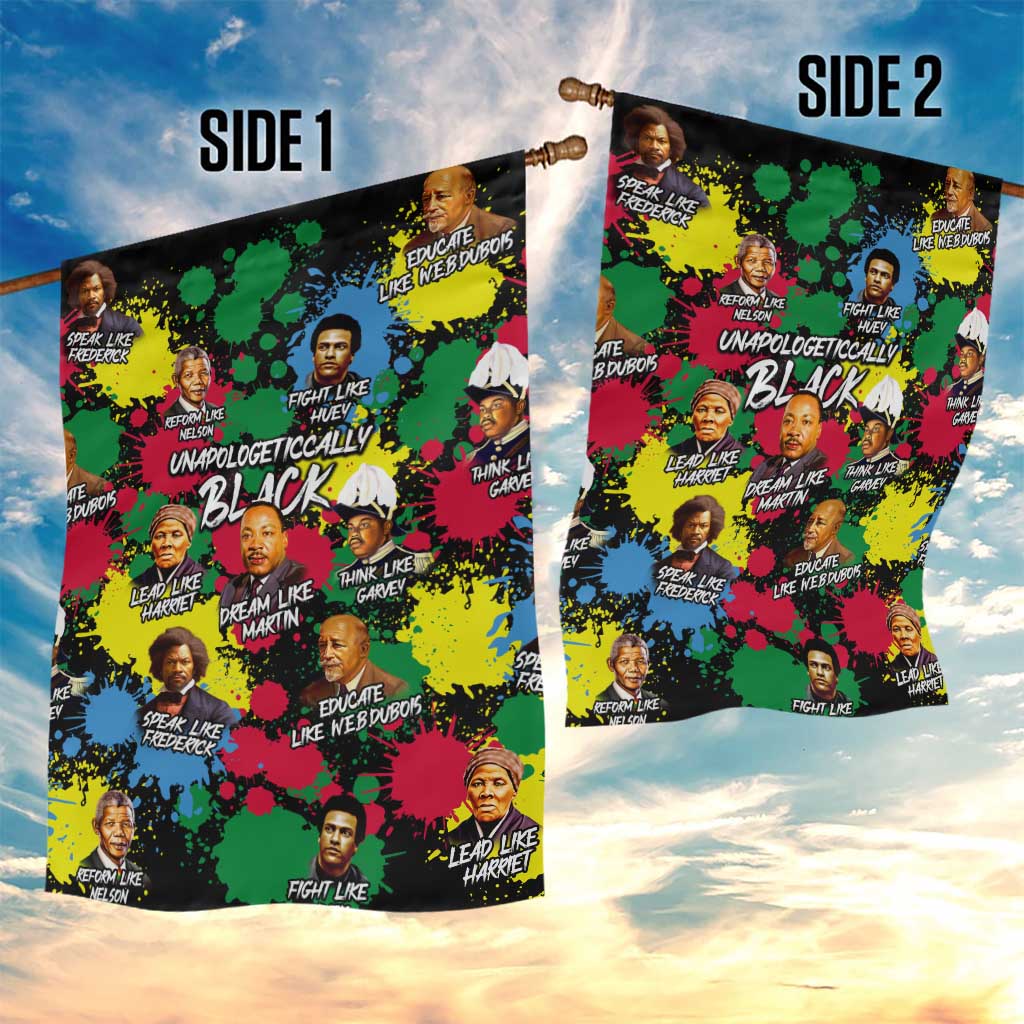Unapologetically Black Garden Flag Civil Rights Leaders DT02