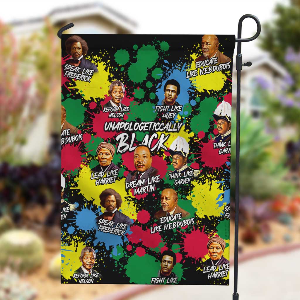 Unapologetically Black Garden Flag Civil Rights Leaders DT02