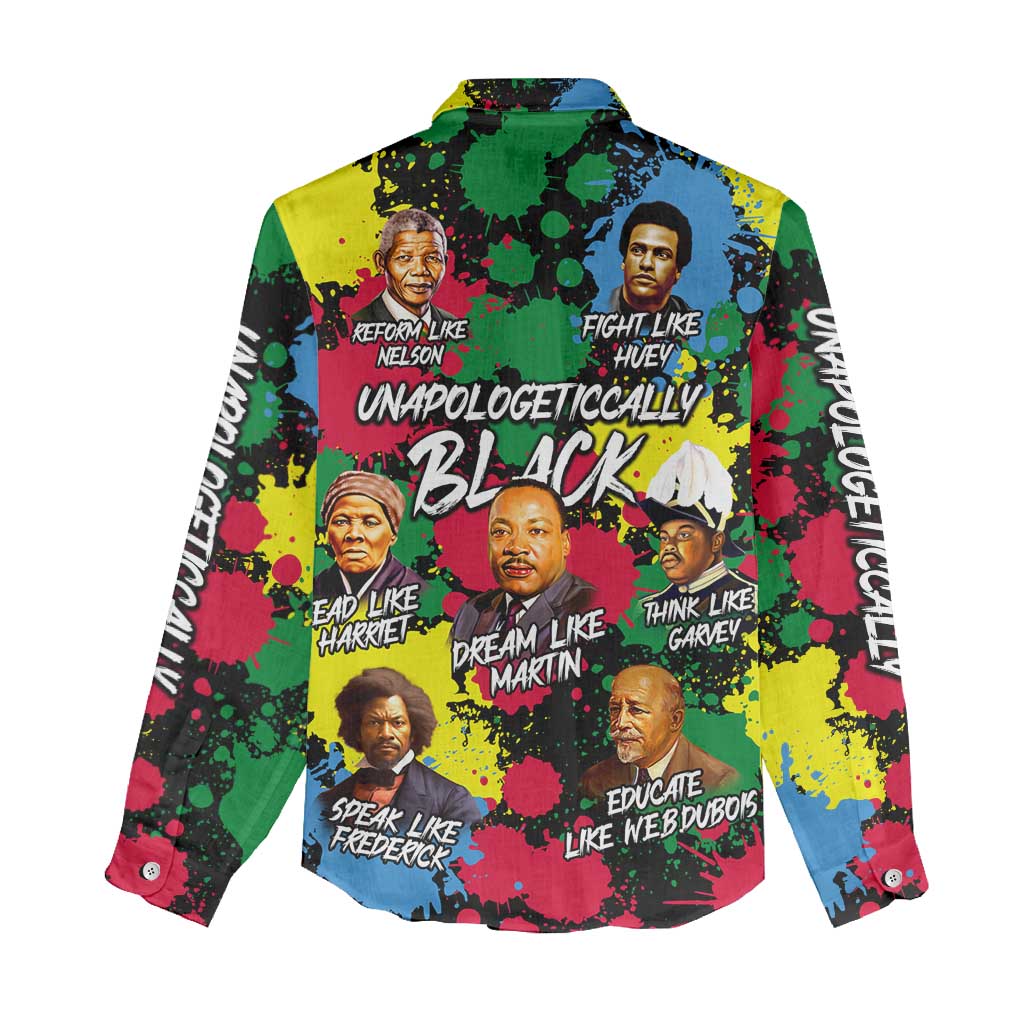 Unapologetically Black Women Casual Shirt Civil Rights Leaders DT02
