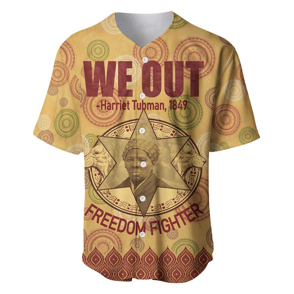 We Out 1849 African-American Baseball Jersey Harriet Tubman DT02