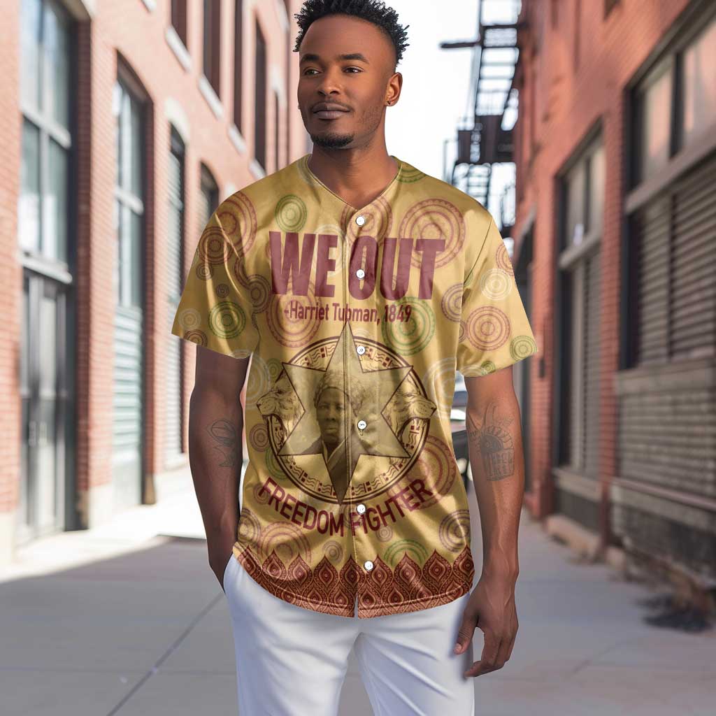 We Out 1849 African-American Baseball Jersey Harriet Tubman DT02
