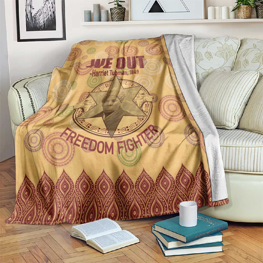 We Out 1849 African-American Blanket Harriet Tubman DT02