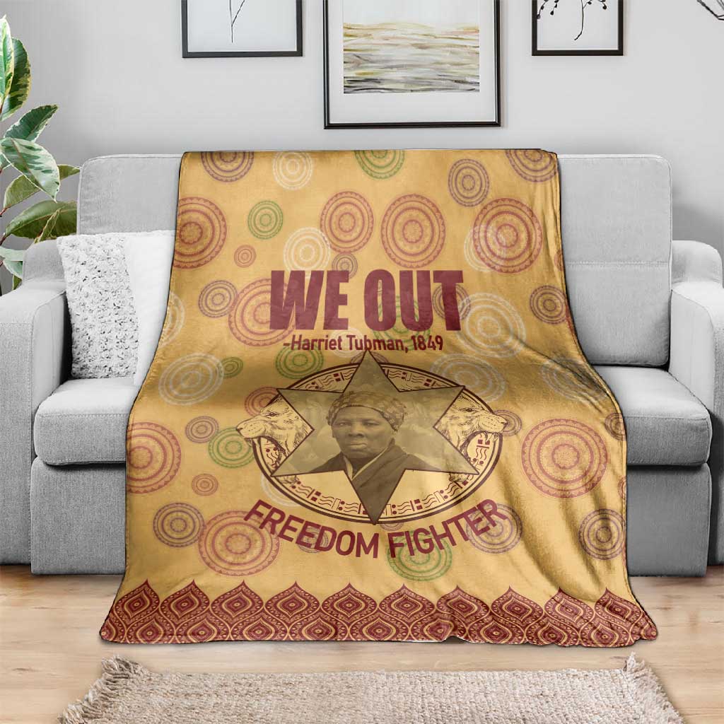 We Out 1849 African-American Blanket Harriet Tubman DT02